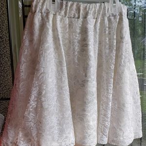 Silvery/ White Pretty Skirt from TCP